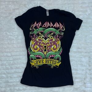 Def Leppard Love Bites Concert Tee